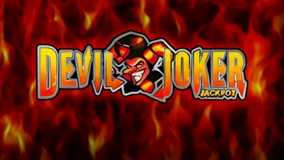 Tampilan visual slot Devil Joker Jackpot dengan simbol buah retro dan elemen iblis